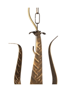 LAMPADARIO 3 LUCI ONLI "ALGA" BRONZO E14